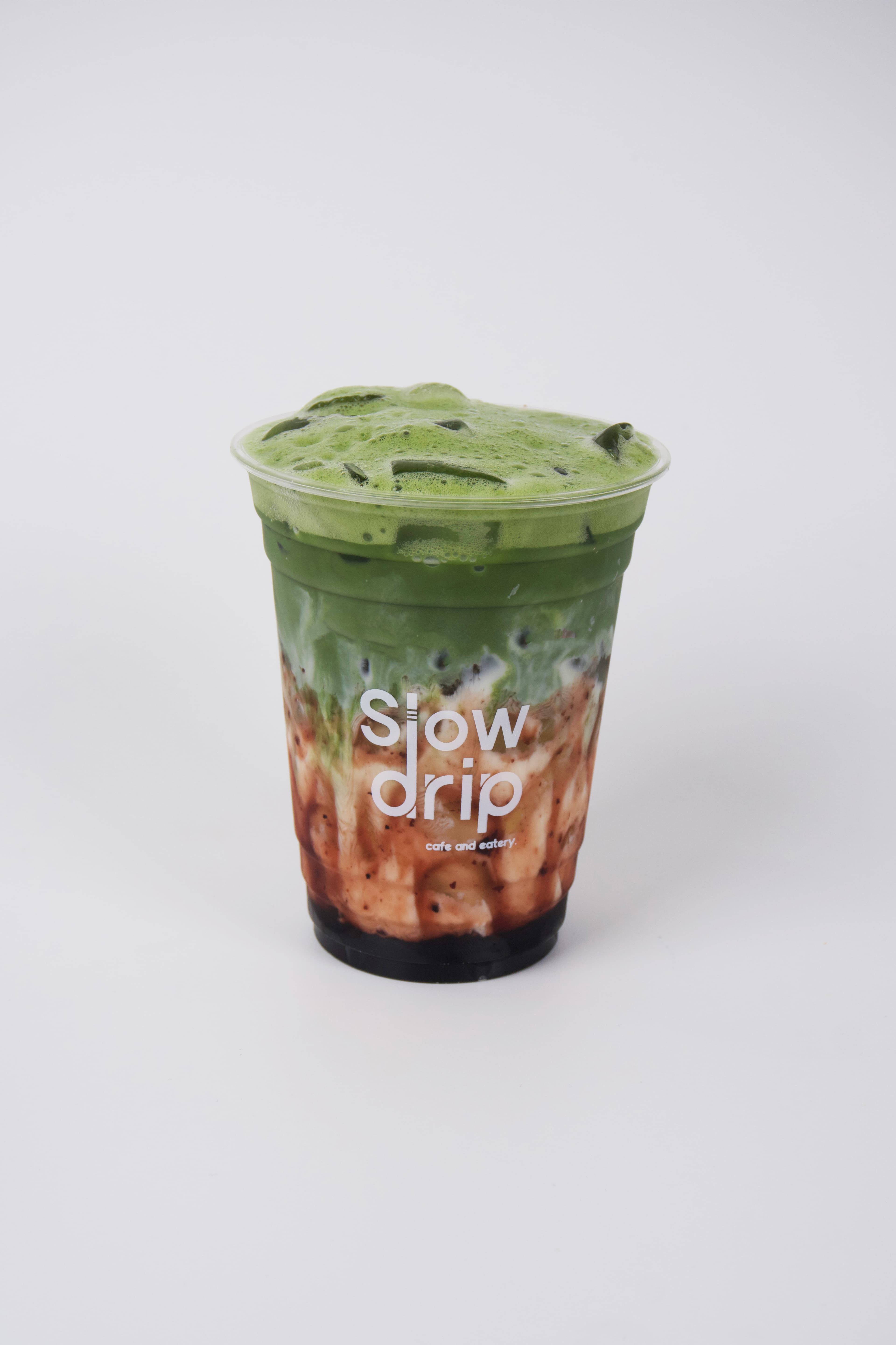 Ice Blueberry Matcha